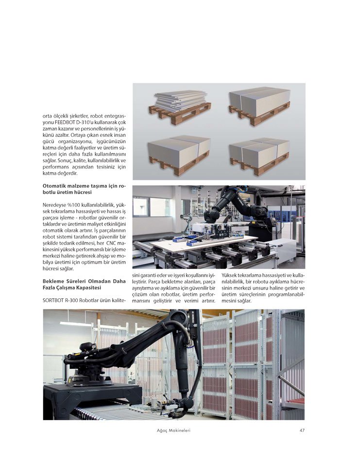 Ağaçmakineleri Dergisi Dosya: Robot Teknolojiler-Homag