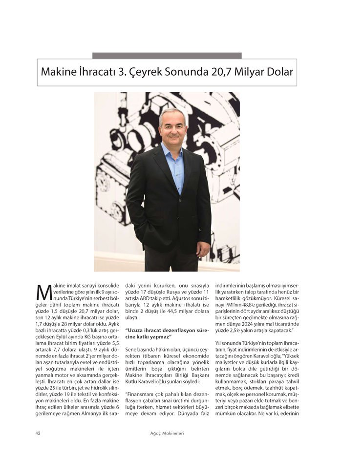 Ağaç Makineleri Dergisi Firma: MAİB