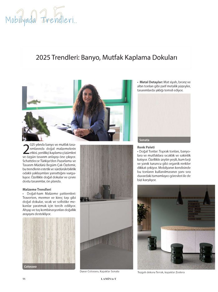 Ağaçmakineleri Dergisi Dosya: Mobilyada 2025 Trendleri